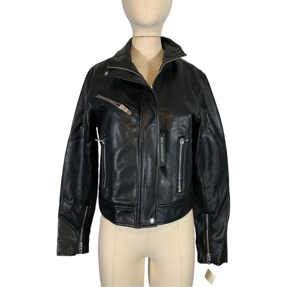 Blank NYC Faux Leather Jacket Size Medium - Picture 1 of 12